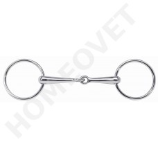 Everline Snaffle Bit - stainless steel- thin